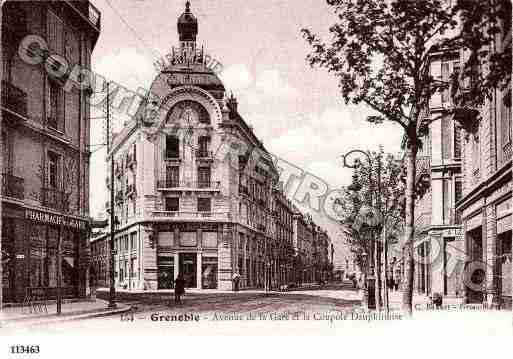 Ville de GRENOBLE, carte postale ancienne