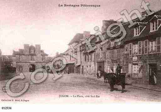 Ville de JUGONLESLACS, carte postale ancienne