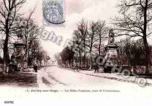 Ville de JUVISYSURORGE, carte postale ancienne