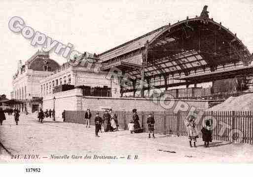 Ville de LYON, carte postale ancienne