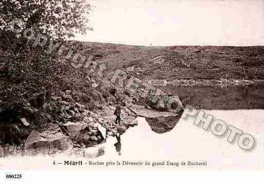 Ville de MEGRIT, carte postale ancienne