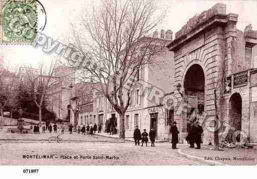 Ville de MONTELIMAR, carte postale ancienne