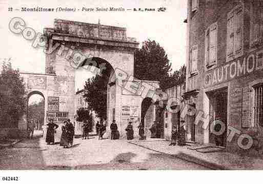 Ville de MONTELIMAR, carte postale ancienne