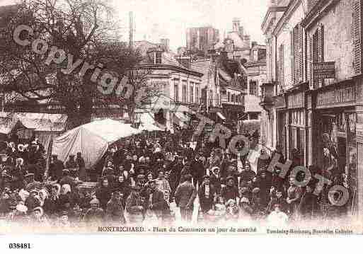 Ville de MONTRICHARD, carte postale ancienne