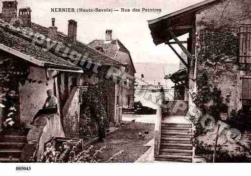 Ville de NERNIER, carte postale ancienne