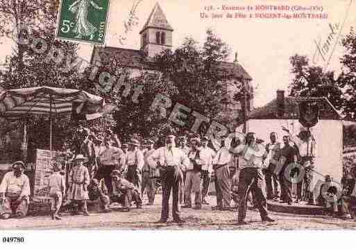 Ville de NOGENTLESMONTBARD, carte postale ancienne