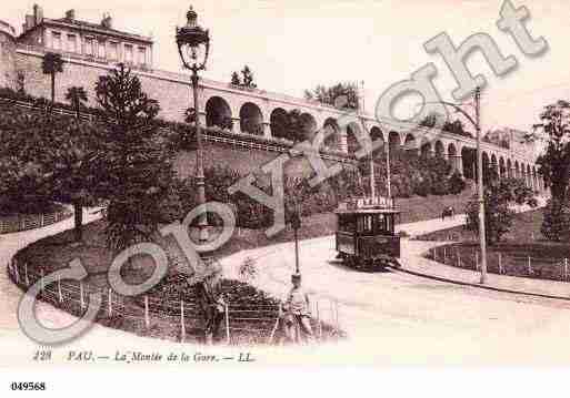 Ville de PAU, carte postale ancienne