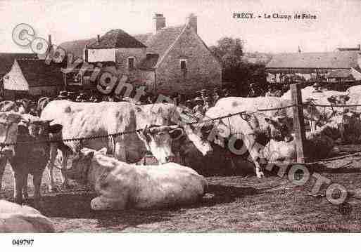 Ville de PRECYSOUSTHIL, carte postale ancienne