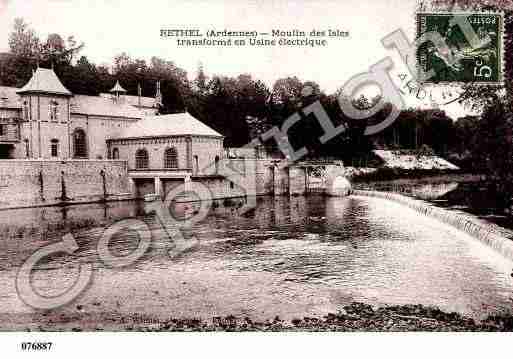 Ville de RETHEL, carte postale ancienne