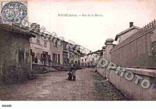 Ville de ROCHE, carte postale ancienne