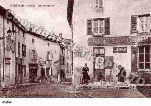 Ville de RONTALON, carte postale ancienne