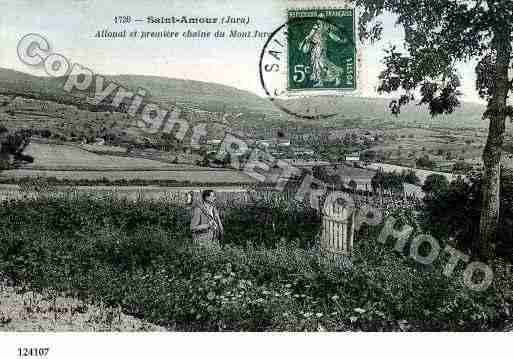 Ville de SAINTAMOUR, carte postale ancienne