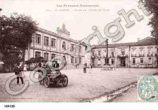 Ville de SAINTGIRONS, carte postale ancienne