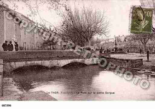 Ville de THOR(LE), carte postale ancienne