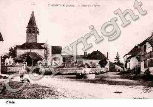 Ville de UNIENVILLE, carte postale ancienne