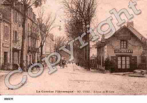 Ville de USSEL, carte postale ancienne