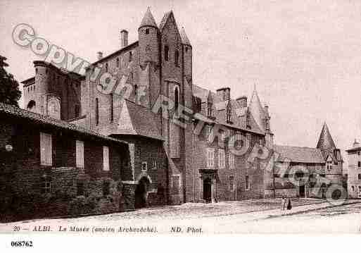 Ville de ALBI, carte postale ancienne