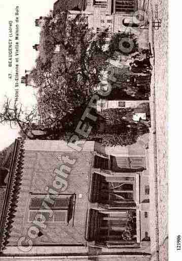 Ville de BEAUGENCY, carte postale ancienne