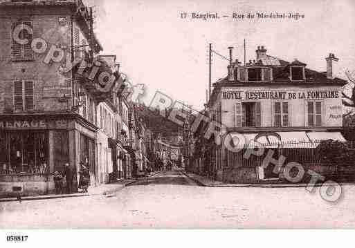 Ville de BOUGIVAL, carte postale ancienne