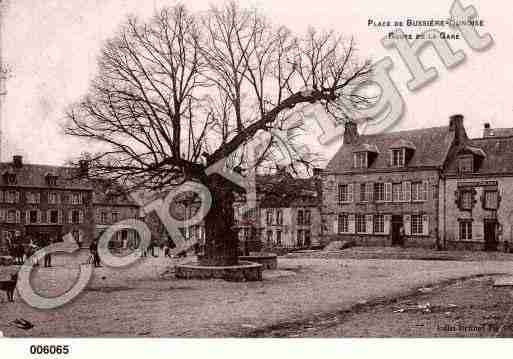 Ville de BUSSIEREDUNOISE, carte postale ancienne