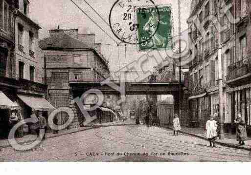 Ville de CAEN, carte postale ancienne