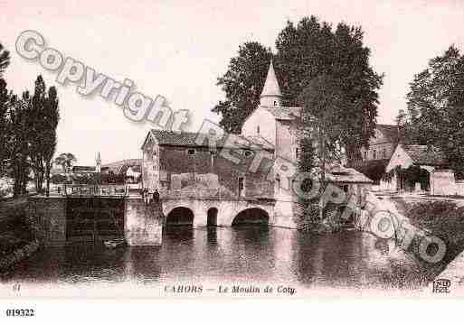 Ville de CAHORS, carte postale ancienne