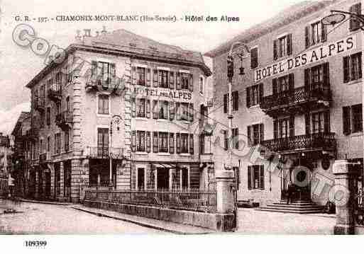 Ville de CHAMONIXMONTBLANC, carte postale ancienne