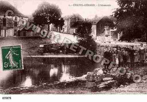 Ville de CHATELGERARD, carte postale ancienne