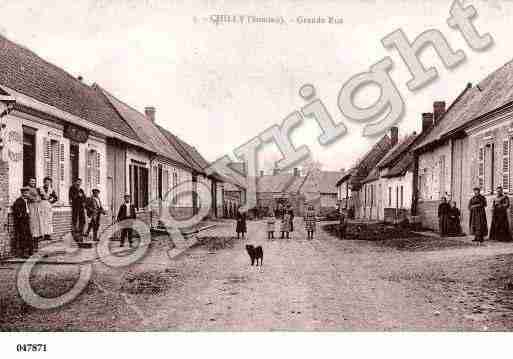 Ville de CHILLY, carte postale ancienne