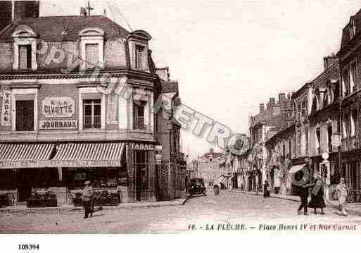 Ville de FLECHE(LA), carte postale ancienne