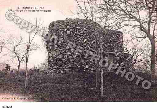 Ville de INDRE, carte postale ancienne