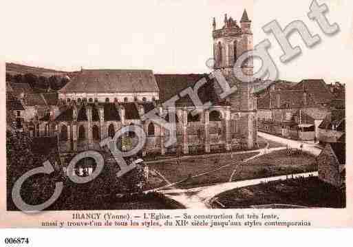 Ville de IRANCY, carte postale ancienne