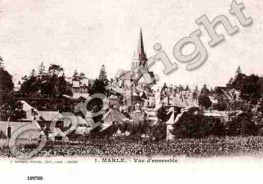 Ville de MARLE, carte postale ancienne