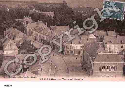 Ville de MARLE, carte postale ancienne