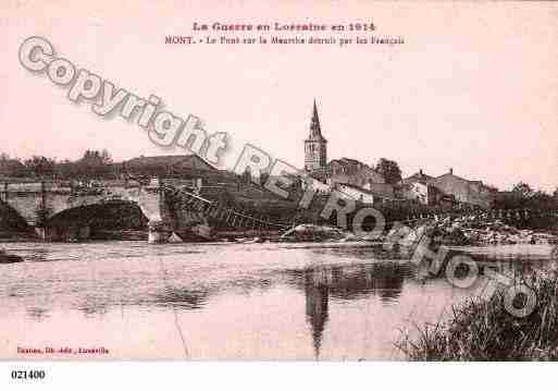 Ville de MONTSURMEURTHE, carte postale ancienne