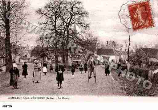 Ville de MOULINSSURCEPHONS, carte postale ancienne