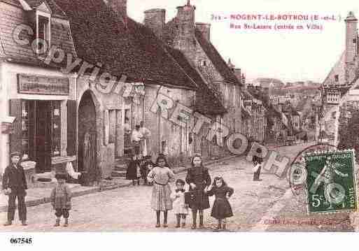 Ville de NOGENTLEROTROU, carte postale ancienne