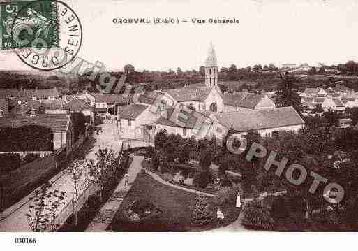 Ville de ORGEVAL, carte postale ancienne