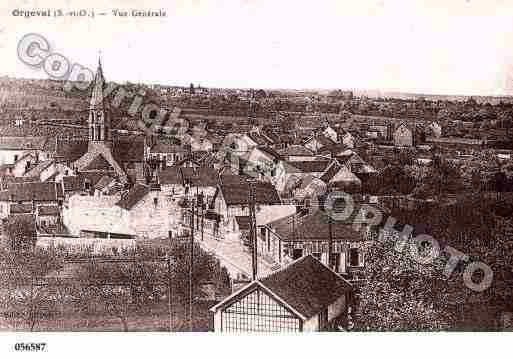 Ville de ORGEVAL, carte postale ancienne