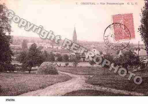 Ville de ORGEVAL, carte postale ancienne