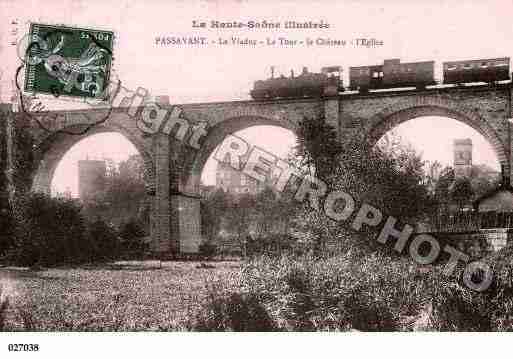 Ville de PASSAVANTLAROCHERE, carte postale ancienne