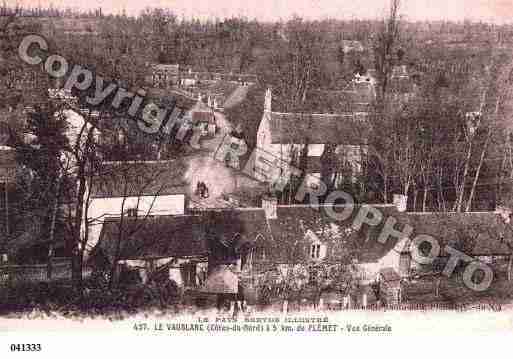 Ville de PLEMET, carte postale ancienne