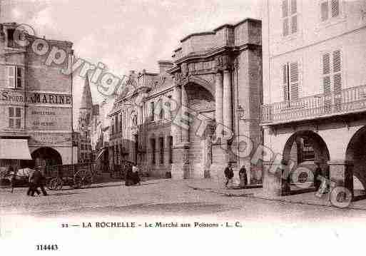 Ville de ROCHELLE(LA), carte postale ancienne