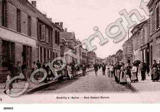 Ville de ROMILLYSURSEINE, carte postale ancienne