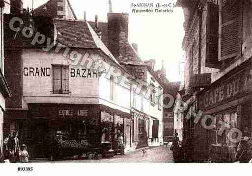 Ville de SAINTAIGNAN, carte postale ancienne