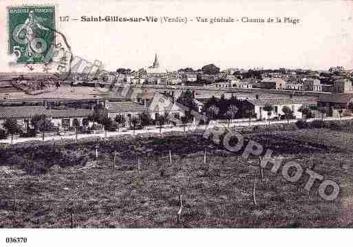 Ville de SAINTGILLESCROIXDEVIE, carte postale ancienne