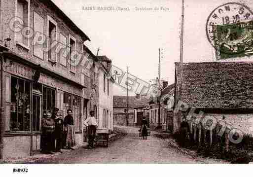 Ville de SAINTMARCEL, carte postale ancienne