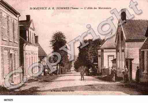 Ville de SAINTMAURICEAUXRICHESHOMMES, carte postale ancienne