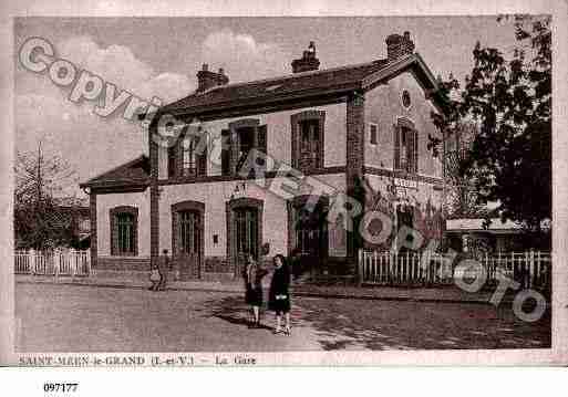 Ville de SAINTMEENLEGRAND, carte postale ancienne