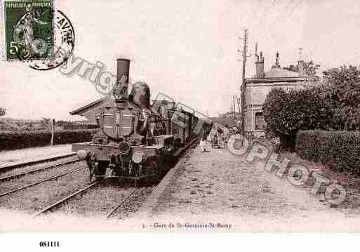 Ville de SAINTREMYSURAVRE, carte postale ancienne